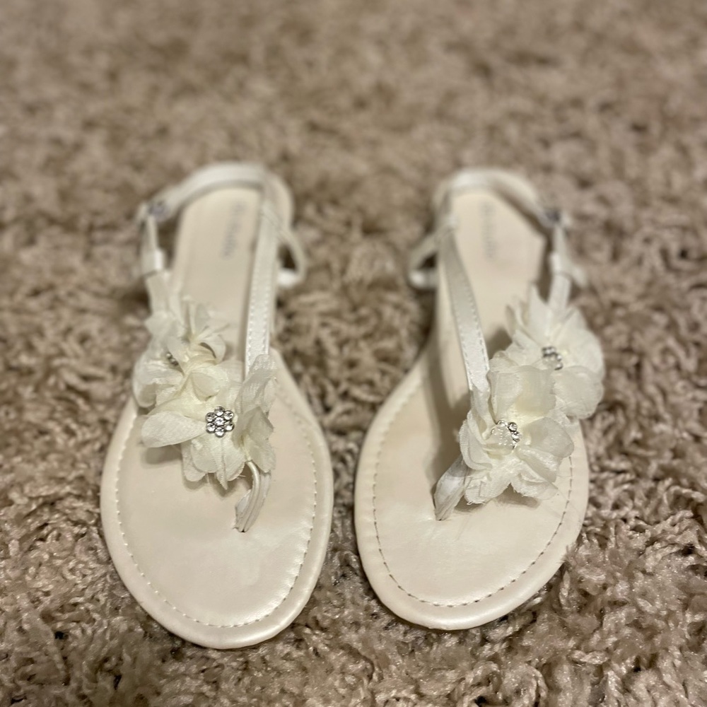 Davids Bridal Ivory Sandal